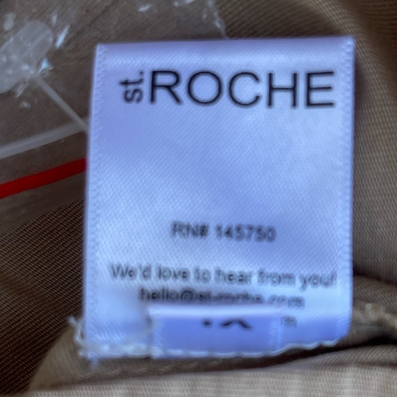 NWT Intermix Exclusive St. Roche Sandrine Cotton Tan Mini Dress Size XL - Picture 15 of 15